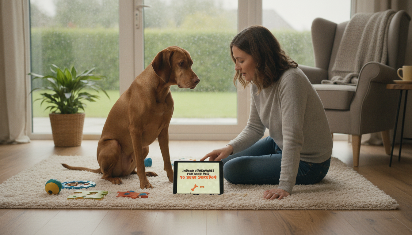 Rainy-Day Indoor Dog Games: Brain Work to Beat Boredom